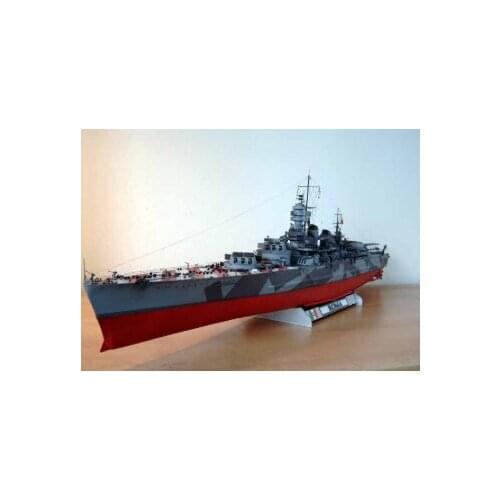 High Quality Italy Rome battleship 3D Paper Model Kit