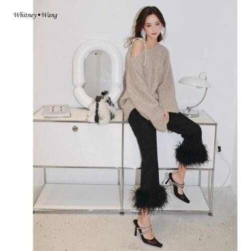 WHITNEY·WANG Women's Flared Trousers