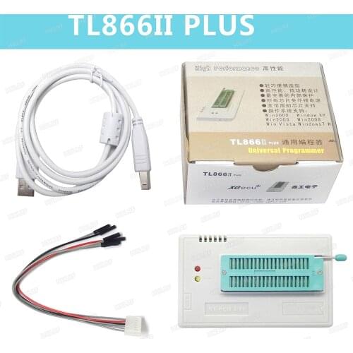 100% New Xgecu Pro TL866ii Plus Programmer High Speed USB EPROM EEPROM FLASH for 1300 IC Better than TL866CS TL866A