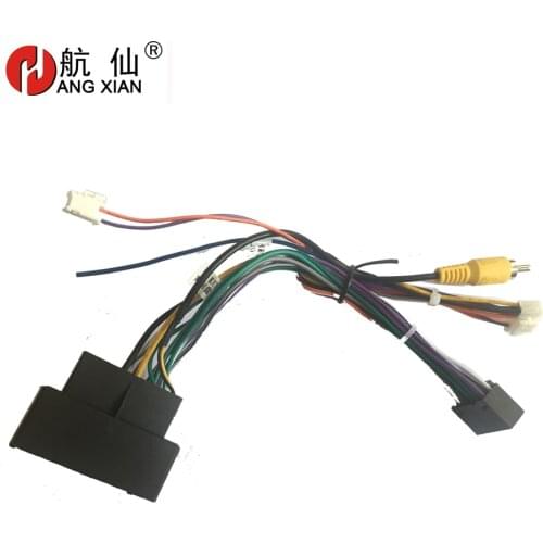 2 din Car Radio Female ISO Radio Plug Power Adapter Wiring Harness for Citroen C4 C-Triomphe C-Quatre Elysee for Peugeot cable