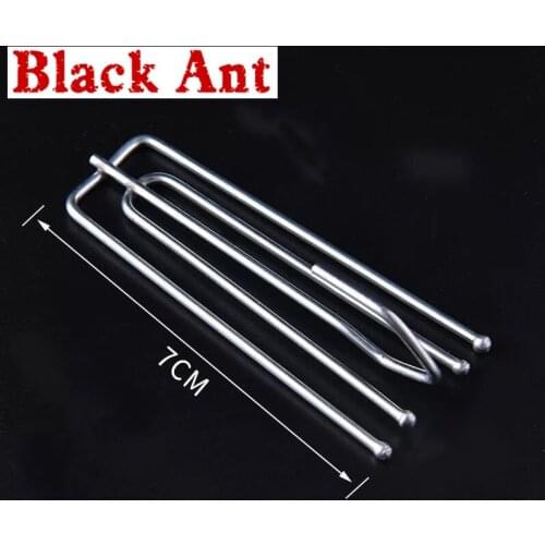 30PCS Silver Metal Stainless Prongs Hooks for Hanging Window Curtains White Hook Tape Curtain Accessories High Quality CP056#45