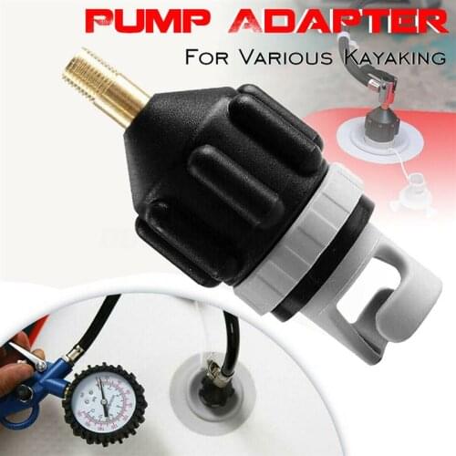 SUP Rowing Boat Air Valve Adapter Sup Board Kayak Pump Adapter Inflatable Air Valve Attachment Kayak Accessory Parts