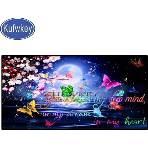 Diamond Art full square round 5D Butterfly,Flower, blossom DIY Diamond Painting moon Love Text,Mosaic diamond embroidery B152