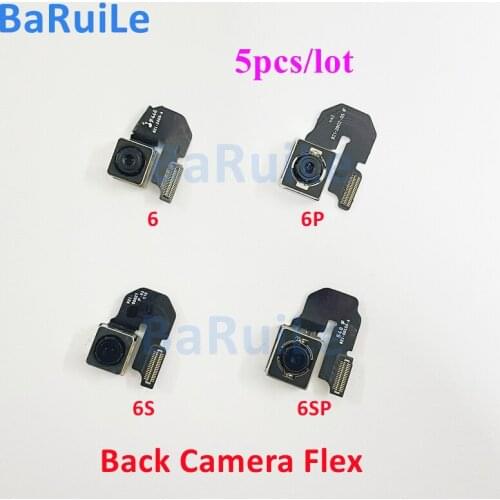 BaRuiLe 5pcs Back Camera Flex Cable for iPhone 6 6S Plus 6G 4.7'' 6Plus Main Big Rear Camera Cam Replacment Parts