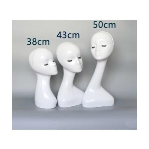 Free Shipping!!Best Hot Sale Wig Head Manikin White Color Head Mannequin On Sale