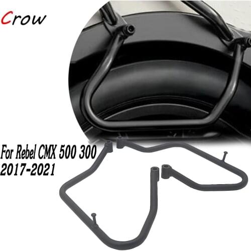 Side Saddle Box Bags Rack For Honda Rebel CMX CM 500 300 CMX500 CMX300 2017-2021 Motorcycle Saddlebag Support Bar Mount Bracket