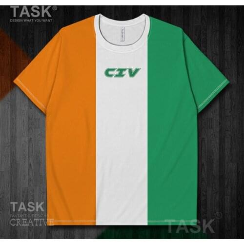 Ivory Coast Cote d'Ivoire BahrainTrinidad Trinidad and Tobago Quick Dry t shirt t shirt for men Short Sleeve clothes summer