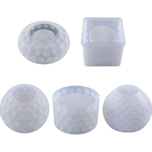 U90E Flowerpot Plant Pot Epoxy Resin Mold Candlestick Candle Holder Silicone Mould DIY Crafts Home Decorations Casting Tools
