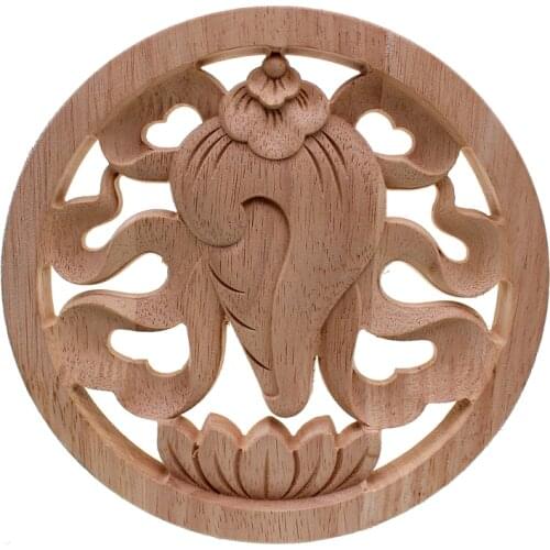 Wood Crafts Slices Discs Cutout Circle Round Large Paint Decor Wooden for Wedding DIY Home Decoration Accessories Figurine