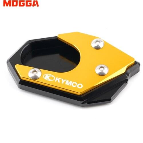For KYMCO Nikita Downtown 200i 300i 350i 300 350 CT250 CT300 XCITING 250/300 Kickstand Extension Side Stand Enlarger Bracket Pad