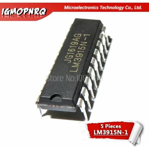 5pcs LM3915N-1 LM3915N LM3915 DIP-18 LED Lighting Drivers DOT/BAR DISPLAY DRVR new original