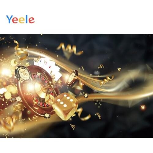 Yeele Casino Dice Chip Poker Poster Personalized Wallpapers Canvas Vinyl Boss Photography Backgrounds Backdrops For Photo Studio