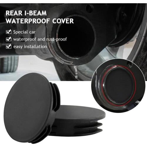 NEW ABS Automotive Modification Accessories Car Rear I-Beam waterproof Decorative Cover Black for Mercedes Smart 453/451