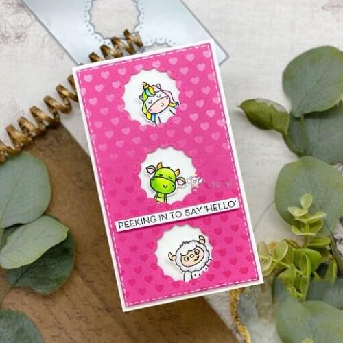 New Garland circle photo frame metal Cutting Dies Stencils DIY Scrapbooking Paper/photo Cards Embossing Dies