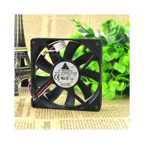 Original authentic Delta 8015 0.30A 8CM 12V AFB0812VHB CPU double ball cooling fan