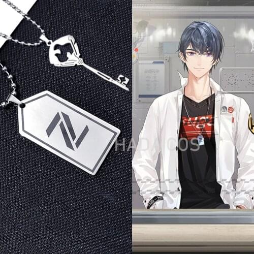 Hot Game Tears of Themis Marius Cosplay Costume Fashion Handsome Daily Wear Necklace Role Play Cos Props Titanium Steel Pendant