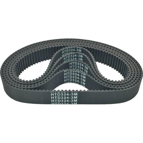 Power Transmission Timing Belts HTD324-3M HTD327-3M HTD330-3M HTD333-3M 3D Printer Parts