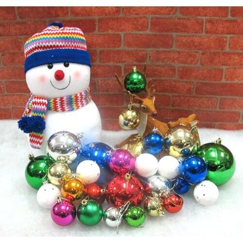 Christmas ball Christmas packages light balls Christmas tree ornaments Christmas rattan ball pendants plated plastic balls