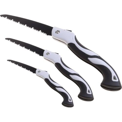 U-Shaped Turbine Folding Pruning Saw Woodworking Cutting Tools Collapsible Safety Camping Hiking Hunting