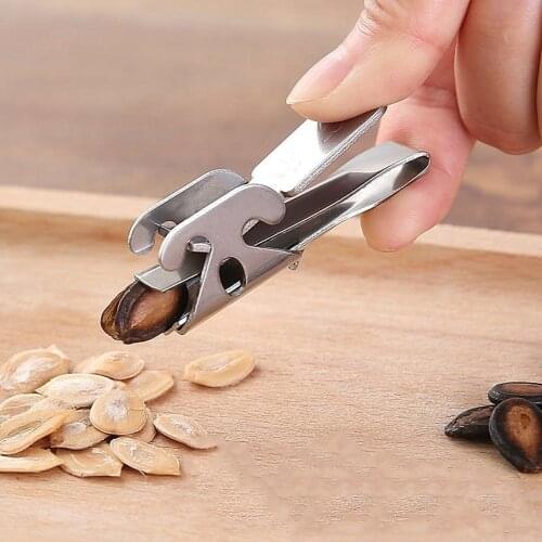 Wonderlife Sheller Nuts Opener Melon Seed Plier Clamp Pistachio Opener Sunflower Seeds Peeler Walnut Pine Cracker Kitchen Tools