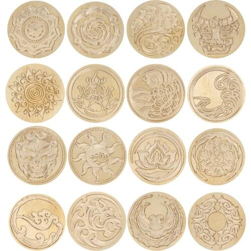 25mm Vintage Antique Letter Sealing Wax Stamp Head DIY Scrapbooking Wedding Diary Photo Album Hobby Tools Dedicated Seal Stamp