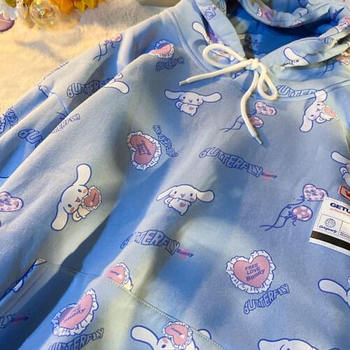 Streetwear Hip Hop Animal Cartoon Printed Graphic Hoodies Sweatshirt Women Harajuku Fashion Tops 2021 New Korean Teens Clothes