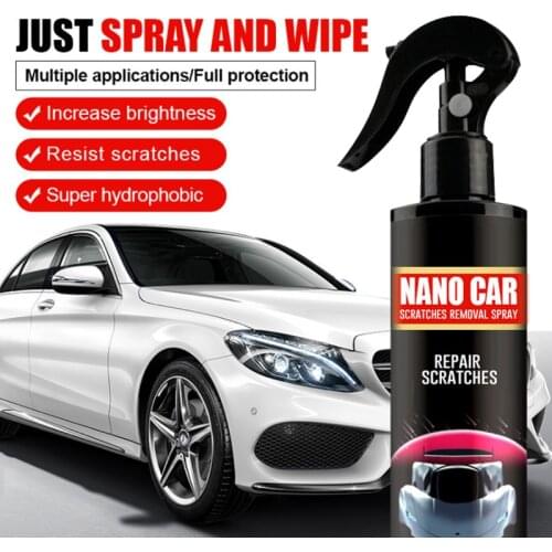 120ml Car Paint Care Nano Repairing Spray Oxidation Liquid Ceramic Coat Hydrophobic Glass Protect Your Car From Scratching Auto