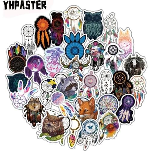 10/30/57Pcs Dreamcatcher Temporary Catch Stickers Toys For Children Motorcycles Phone DIY Hand Diaries Scrapbooks Desk Sticker