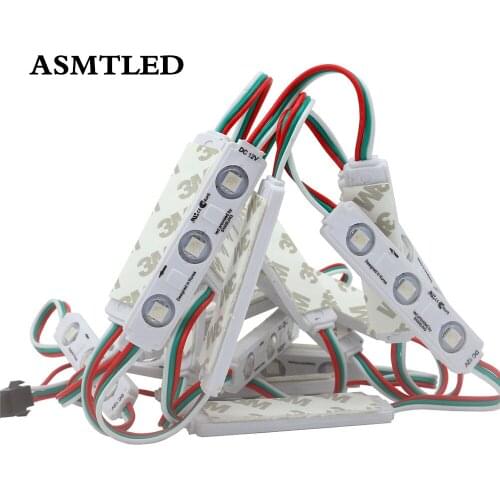 20pcs 60leds DC 12V WS2811 RGB LED Pixel Light Module IP68 waterproof LED Pixel Addressable Lighting Full Color Christmas Light