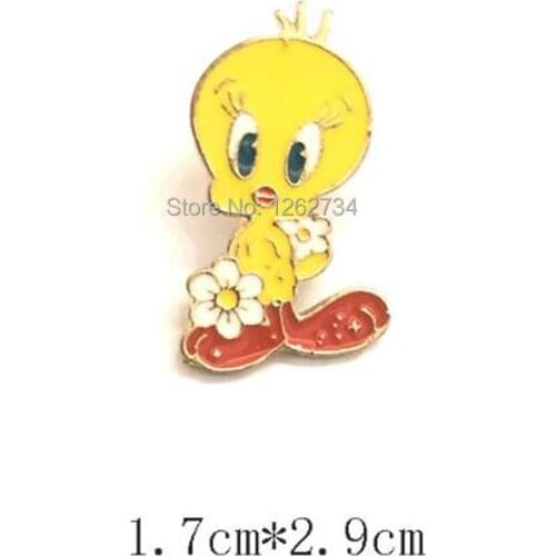 20/Lot weetyBird Badge Brooch Figures Pin For Lapel Action Figure