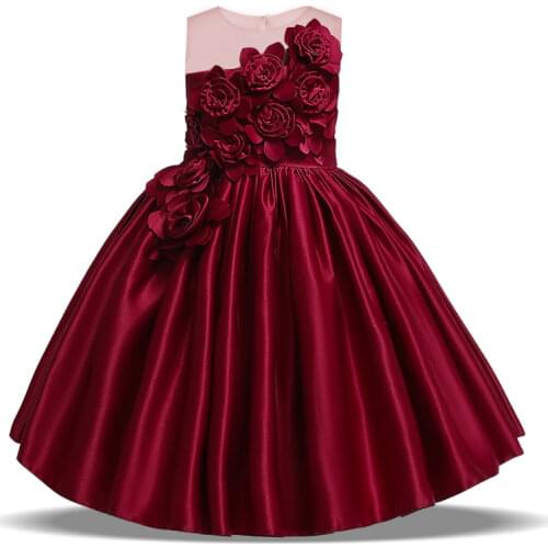 2021 Flower Girls Dresses For Party And Wedding Clothes Dress Children‘s Clothing Ball Gown Princess Dress Evening 3-10 Years