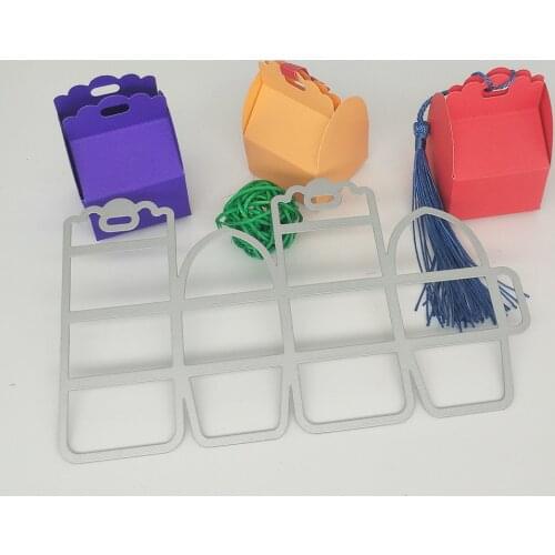 3D gift box, candy box, Christmas decoration card metal cutting mold DIY scrapbook paper photo process template