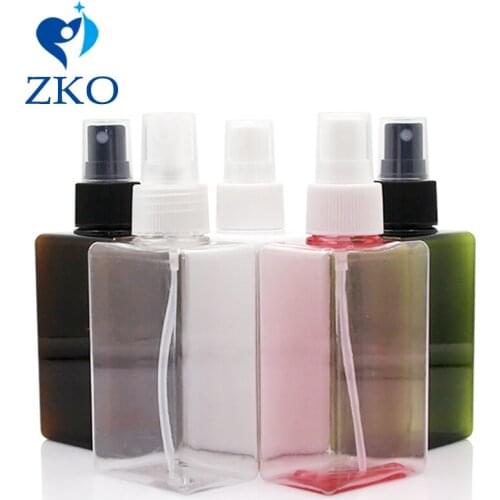 5pcs/lot Free Shipping 150ml Rectangular PETG Bottle, Professional Goods Use Plastic Fine Mist Spray Refillable Bottles
