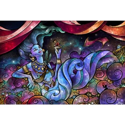 5D DIY Diamond Painting Mermaid Princess Full Drill Embroidery Cross Stitch Mosaic Home Decor Sticker Craft Kit Christmas Gift