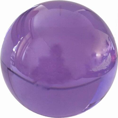 70mm Crystal Glass Ball Paperweight Lilac Quartz Sphere Fengshui Ornaments Home Decoration Figurines Souvenir Gifts