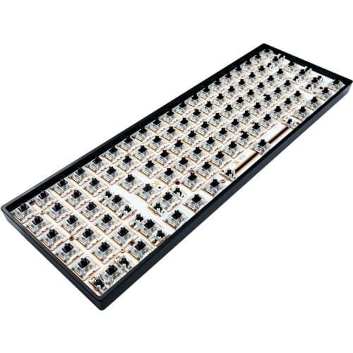 GK96LX Left Hand GK96 Split Space Hot Swappable Programmable Wired Mechanical Keyboard Kit Support RGB Switch leds Type C