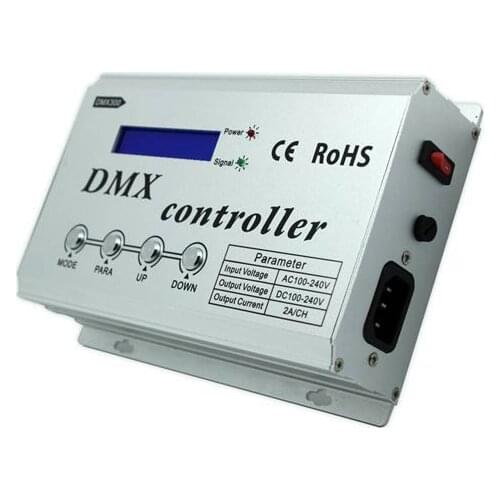 AC100V-240V DMX300 High-voltage LED Lamps Controller With LCD Digital Display