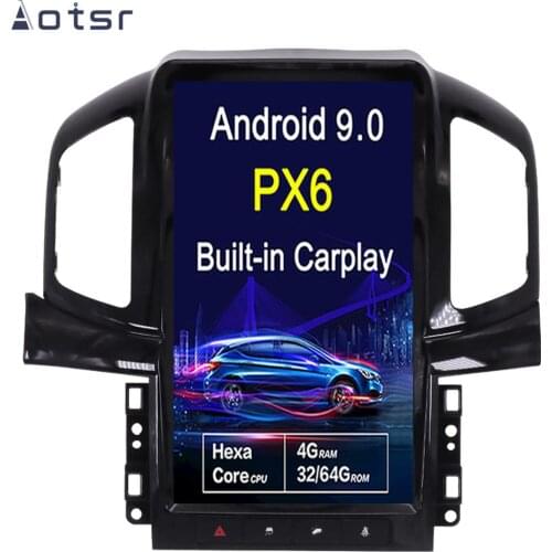 Android 9.0 Tesla style 13.6″ Vertical screen Car GPS Navigation For Chevrolet Captiva 2013+ Head Unit Multimedia radio Player