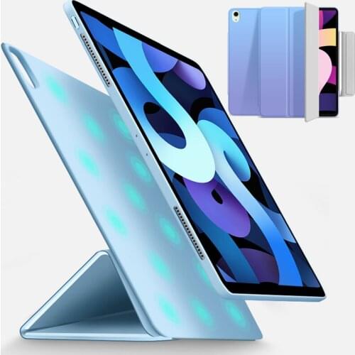 With Pencil Slot Case for Ipad Pro 11 12 9 2020 2021 Trifold Stand Magnetic Case for Ipad Air 4 10 9 2020 Magnet Flip Case