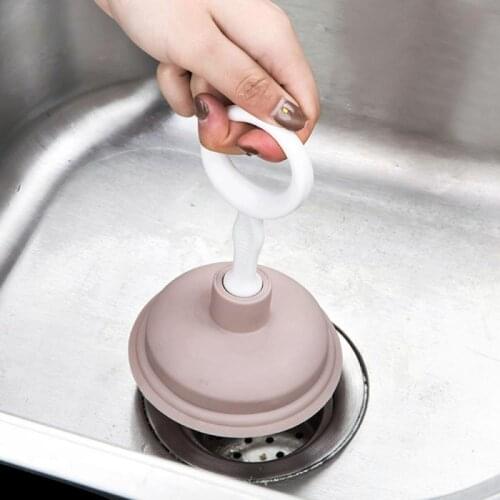 Home Kitchen Sink Pipe Dredger Drain Pipe Tools Sink Suction Bathroom Sink Cleaning Tools Toilet Plungers Hair Clogging Cleaner
