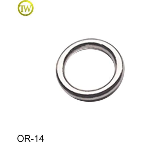 Custom zinc alloy metal O ring buckle o ring for bag accessories 1cm