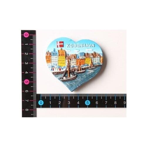 Denmark famous tourist attractions Features travel fridge stickers