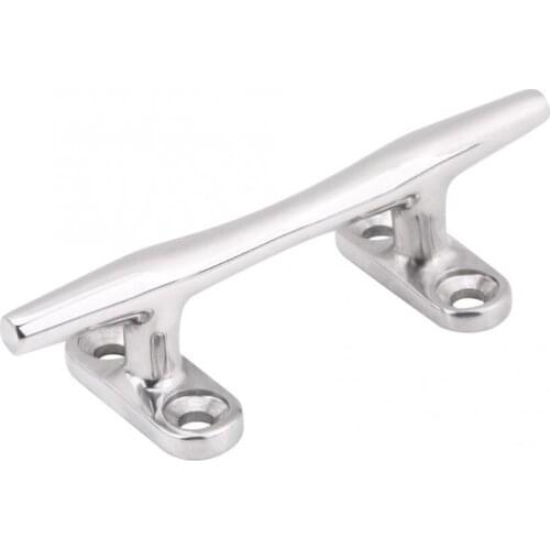 4" 316 Stainless Steel Boat Hollow Base Cleat for Marine Yacht Boat Dock Cleat New
