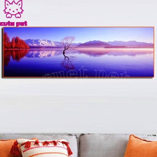 Full Drill Diy diamond painting set Landscape scenery picture rhinestones embroidery diamond mosaic 5d cross stitch decor large