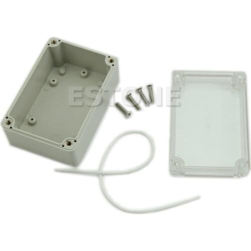 Plastic Waterproof Cover Clear Electronic Project Box Enclosure Case 100x68x50mm