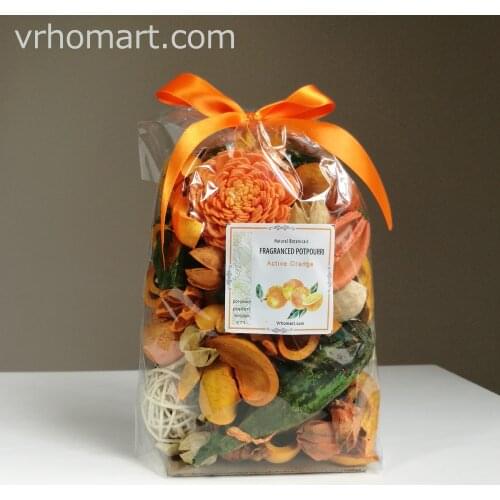 Primitive Bowl Fillers Potpourri dried flowers petals Decorative Fragrant batanical flowers sachet incense active orange