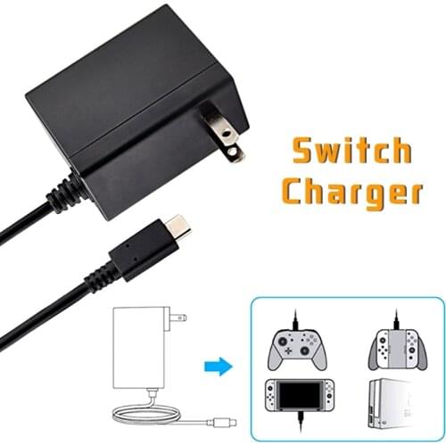 EU/US Plug AC Power Adapter 5V 1.5A 15V 2.6A Type C Fast Charger for Nintendo- Switch Cellphone Tablet Mobile Phone