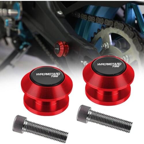 Motorcycle Frame Sliders CNC Aluminum Swing Arm Swingarm Spools Screws For Ducati HYPERMOTARD796 HYPERMOTARD 796 2010 2011 2012