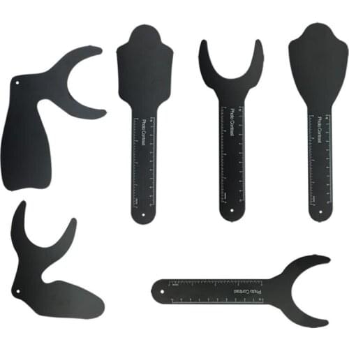 Dental Photo Image Contrast Board Oral Photographic Backdrop Autoclavable Lab Instrument 6 Size Cheek Black Plate Contrasters