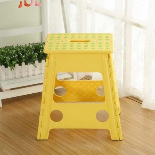 Super Strong Folding Step Stool Non Slip Foldable Stepping Stool Ladder Chair Seat for Adults Kids Multi-purpose Chair